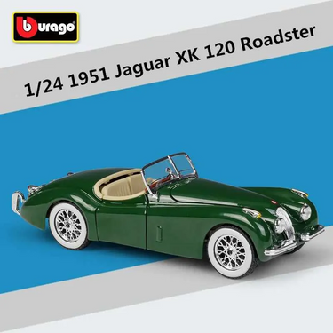 Bburago 1:24 Jaguar XK 120 Roadster 1951 Model - Green